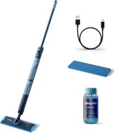 Philips OneUp Elektrische Dweil 5000 series XV5113/01 + Extra oranje dweilpad - Dweilsysteem - Vloerreiniger - Vuil water opzuigen - 2 standen - 70min dweilen - Geen emmer nodig