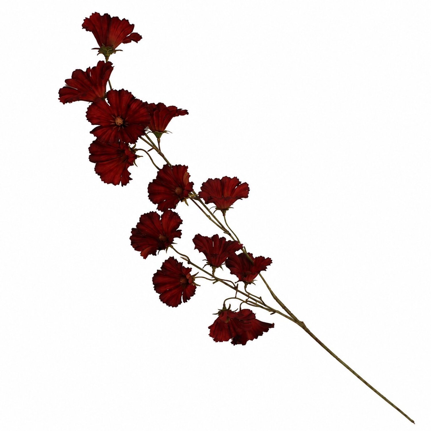 Kunstbloem Winde 113cm burgundy
