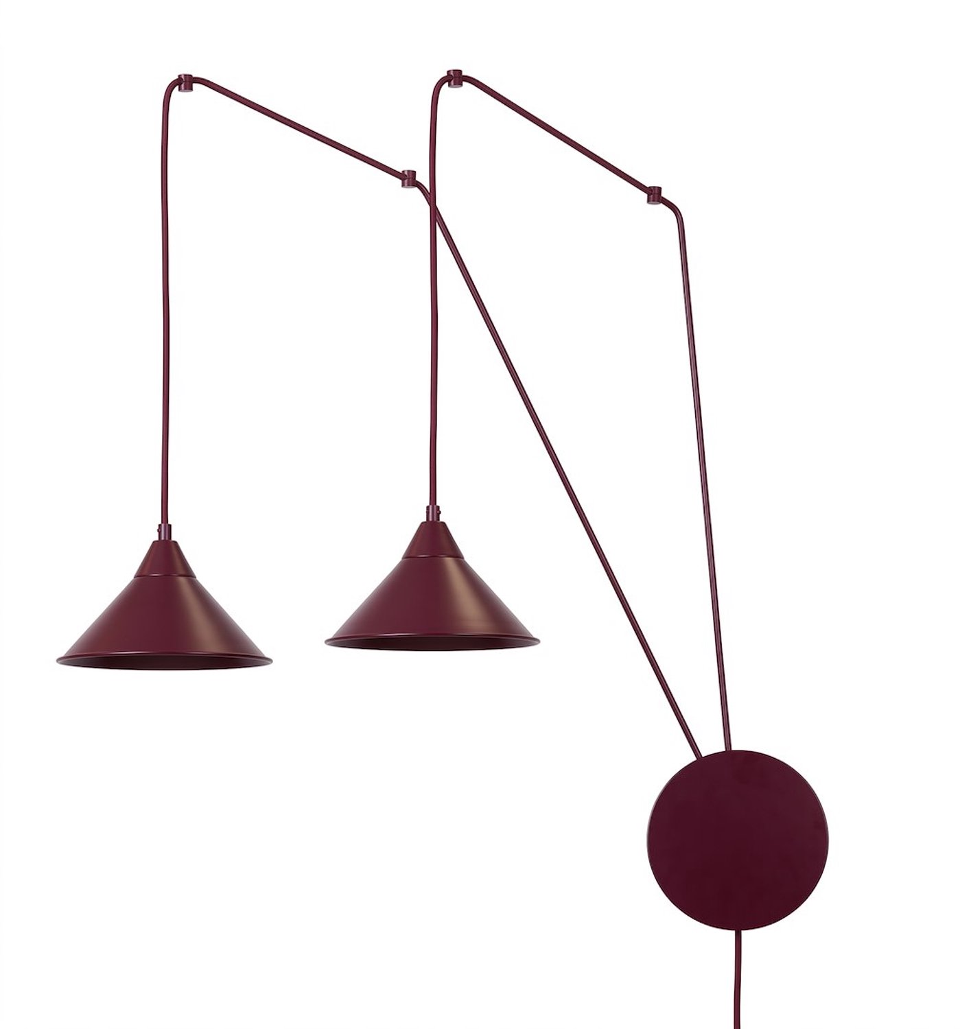 ABRAMO 2 BURGUNDY