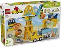 Boîte LEGO DUPLO 10476 chantier 3-en-1, 84 pièces pour enfants à partir de 3 ans.