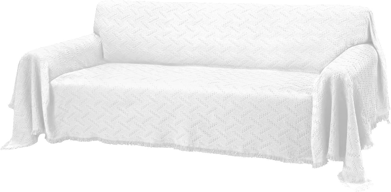 Sofa-plaid - Deken - Blanket - Plaid - Sofa Blanket - Bedsprei - Living Room Decor - Bed Sofa Woonkamer - Bankbeschermer - 180×180 cm - Wasbaar Huisdier Vriendelijk voor 1-zitsbank