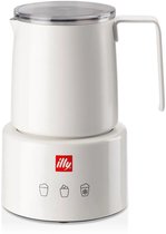 illy - Elektrische melkopschuimer - wit - Voor warm en koud melkschuim - barista kwaliteit thuis