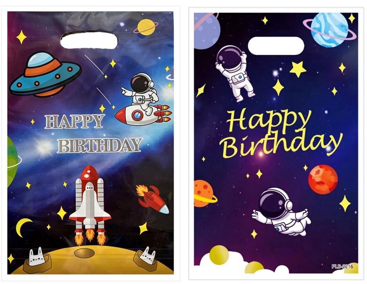 Snoepzakjes Astronaut, 20 stuks, voor kinderverjaardagen en themafeesten