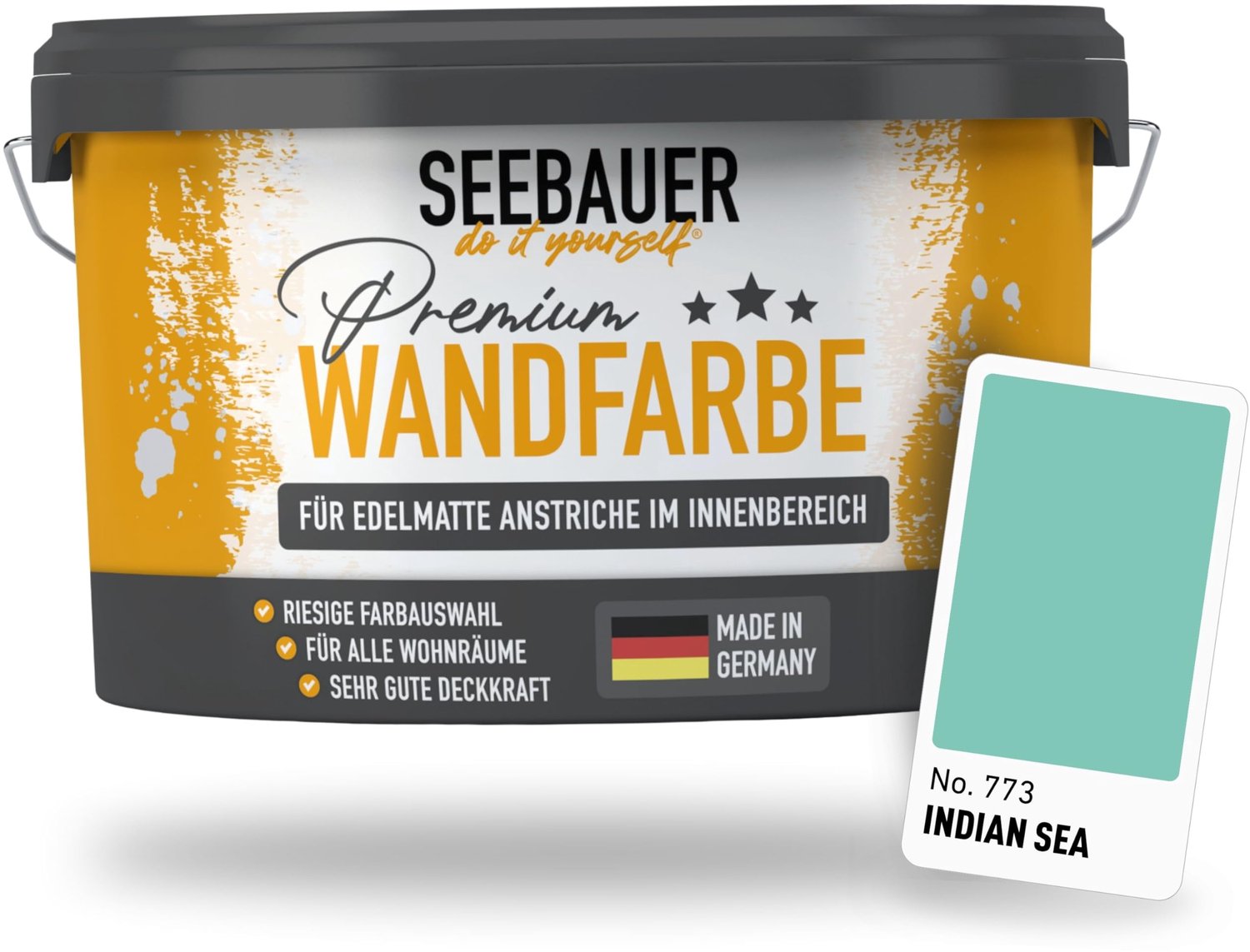 Muurverf Turquoise - 5 liter - Matte afwerking - Voor binnengebruik