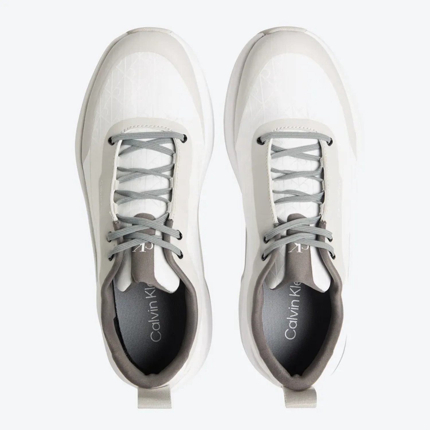 Ck Jeans Chunky Runner Laceup Sneakers Fashion Wear Vrouwen Wit