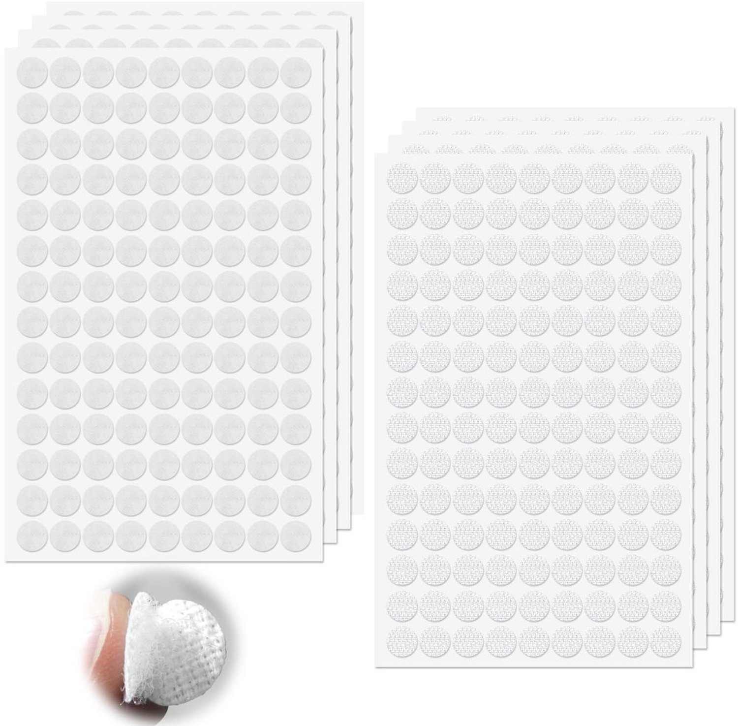 1008 Stuks Hechtdots Velcro Tape voor DIY