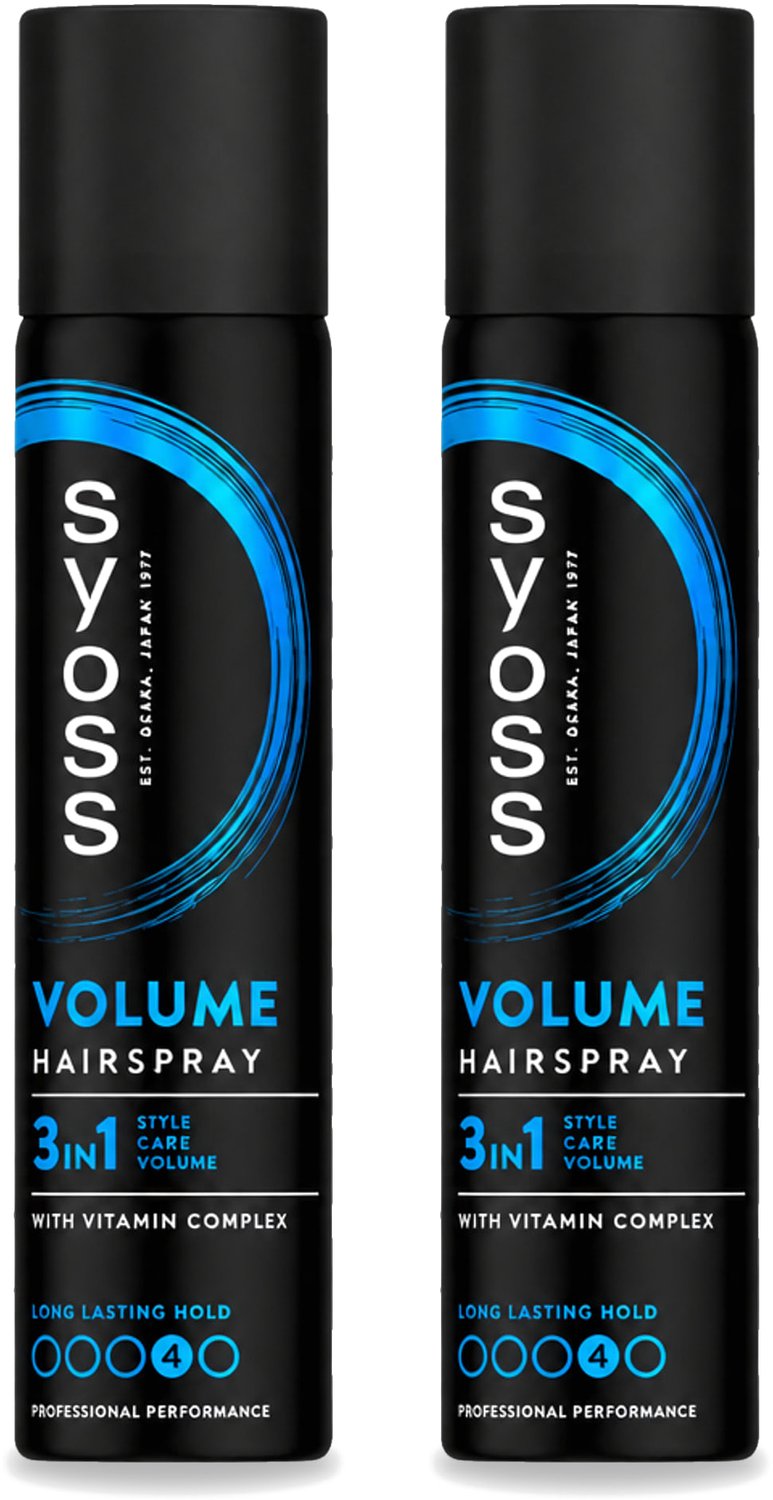 2 x Syoss - Haarspray - Volume Lift - 75 milliliter - Voordeelverpakking - 2 stuks