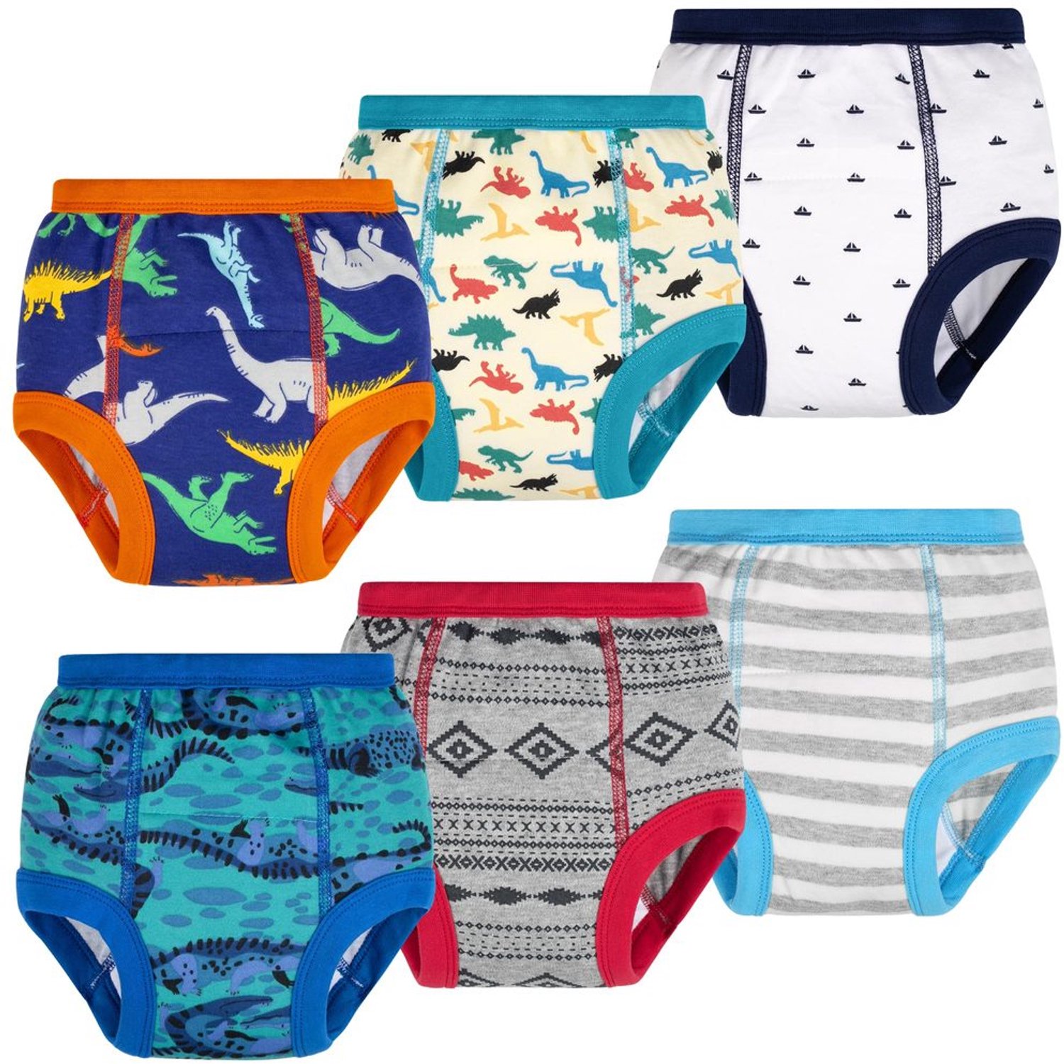 Set van 6 Absorberende Potty Training Broeken voor Peuters