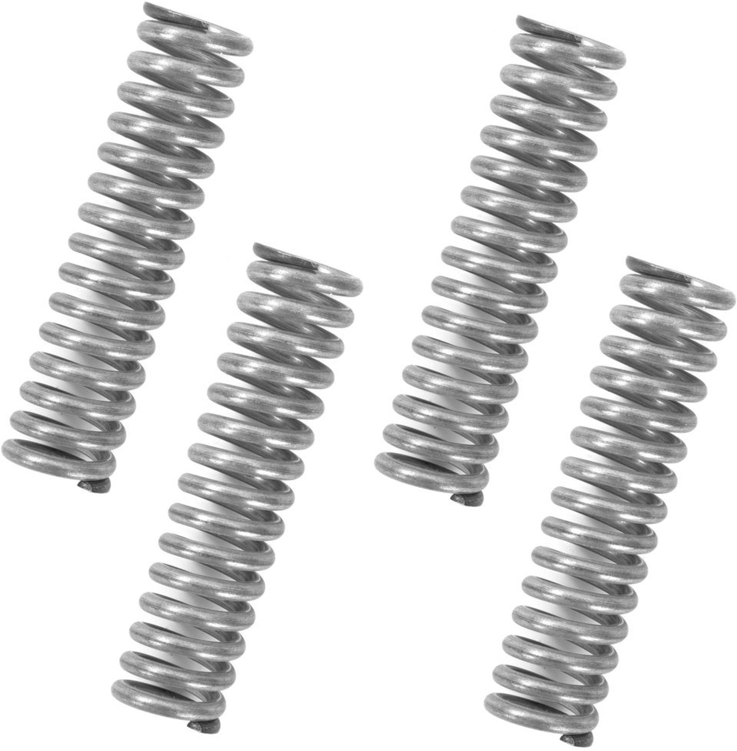 Compressieveren van RVS, 80 mm, Set van 4 Stuks