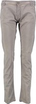 Le temps des cerises grijze tapered ankle chino - Maat W27