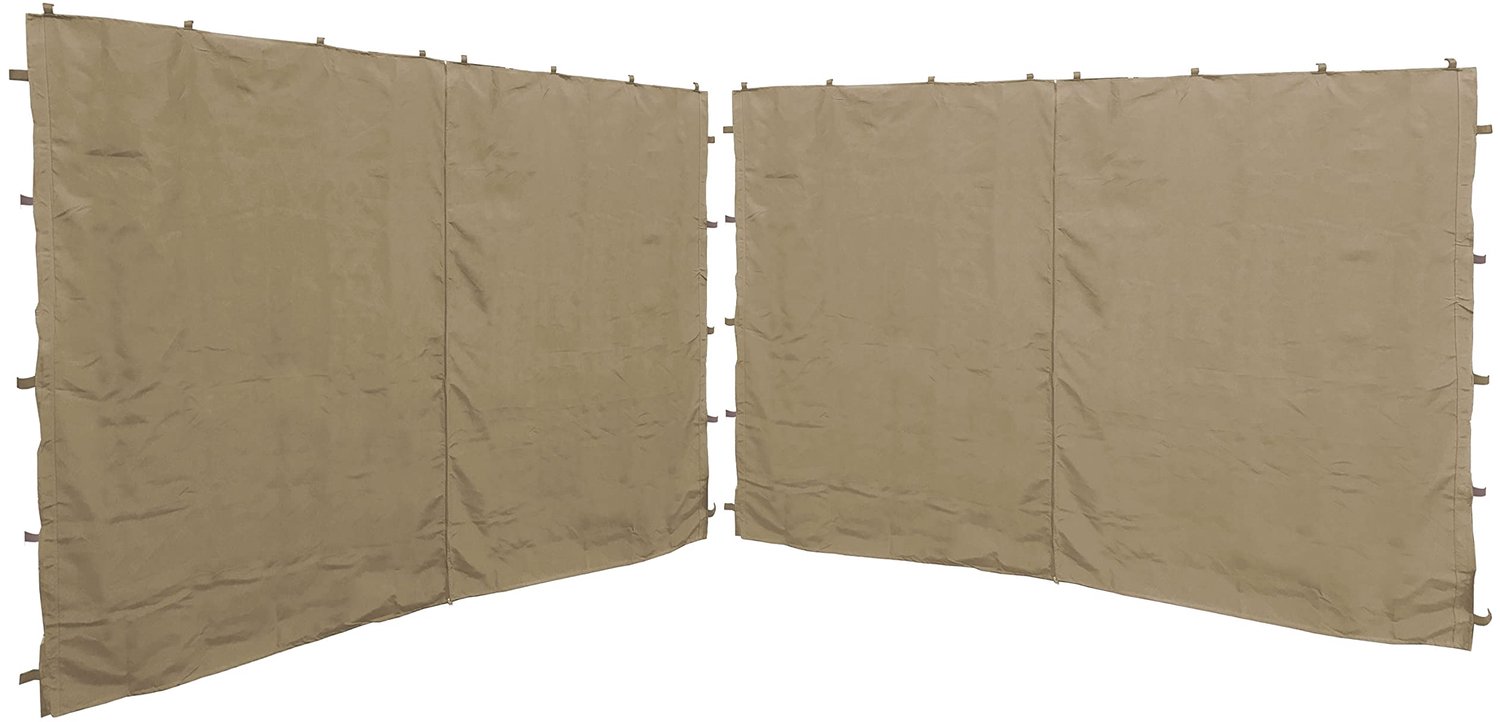 Set van 2 Zijwanden voor Pavilion Nizza 250x192 cm Beige