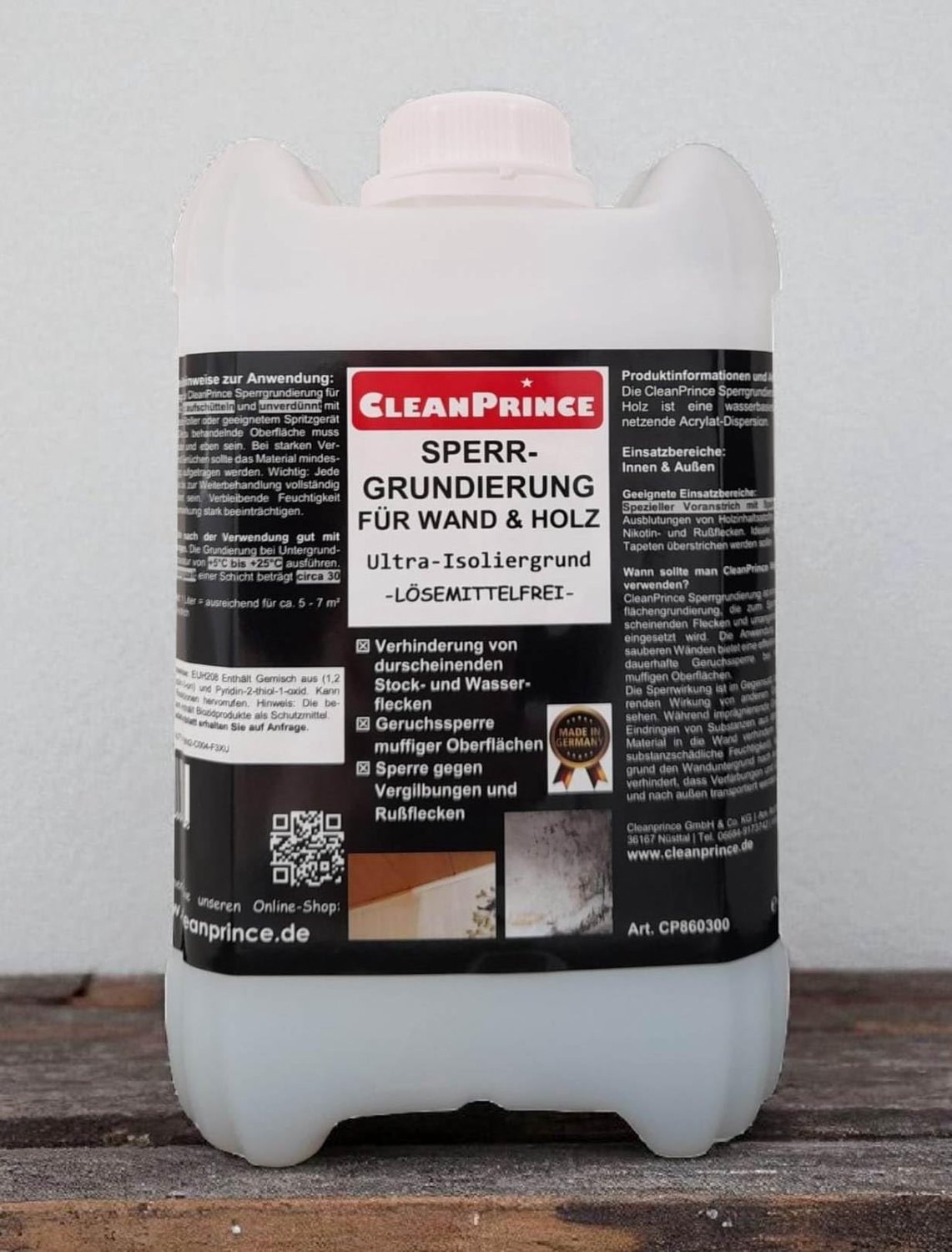Lock Primer - 5L Ondergrond voor Muur en Hout