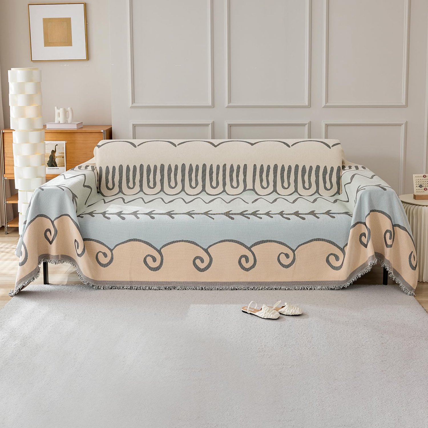 Chenille Dekentje - Wasbaar - 180x230cm - Multi-functioneel