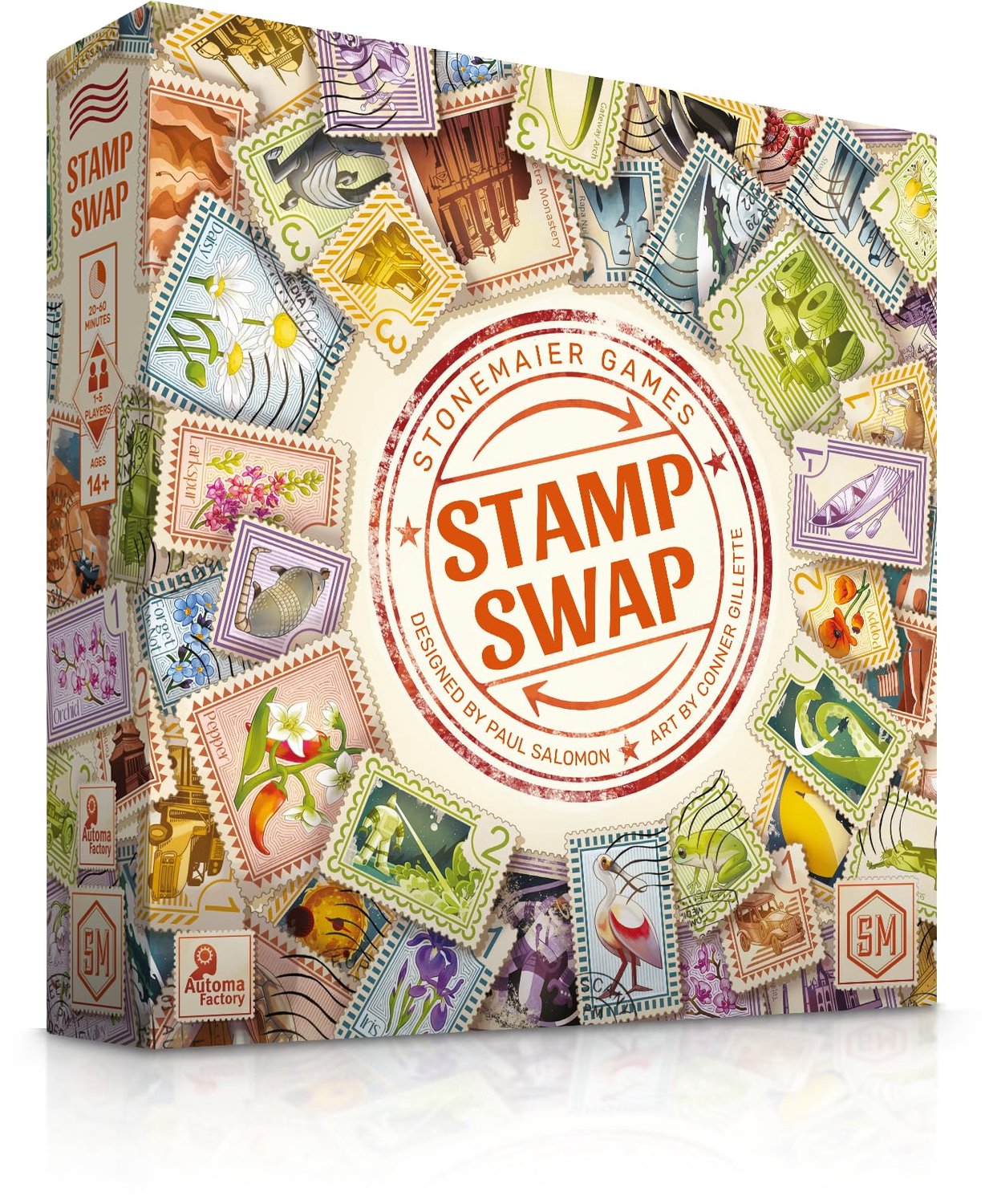 Stamp Swap Bordspel voor 1-5 Spelers vanaf 14 Jaar