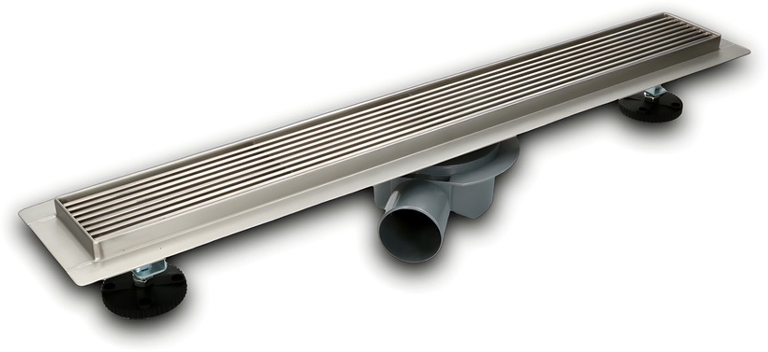 Drovan RVS Streepjesrooster BASIS 120 cm Zilver