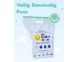 The Kinder Clean Babydoekjes Multipack – 4 verpakkingen van 72 doekjes – 1,5× groter, multifunctioneel voor handjes, gezicht, mond en alle oppervlakken rondom je baby, afspoelen niet nodig, parfumvrij, 99,9% water en ECOCERT COSMOS Natural