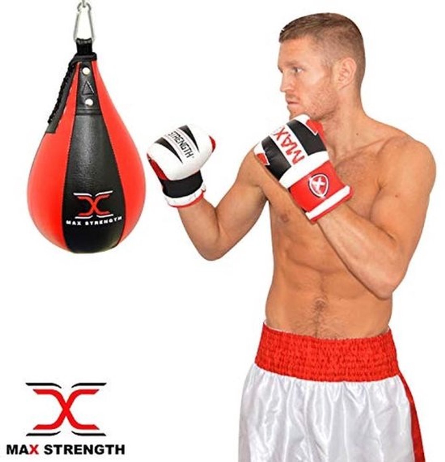 Peervormige speedball met swivel punchbag voor boksen en MMA-training