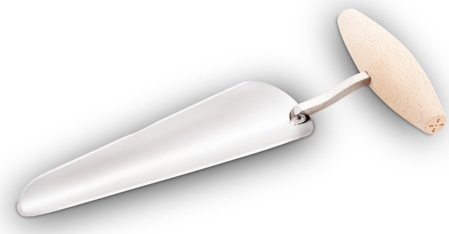 Stronkstecher Kruidenboor 23,5x10,0 cm - Staal geslepen - Beukenhouten handvat - Efficiënte verwijdering - m-winkel