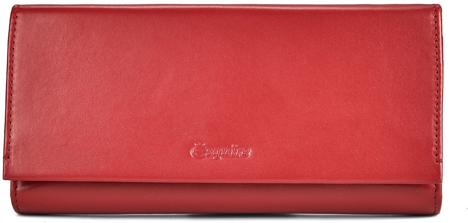 Esquire Silk Portemonnee RFID-bescherming Leder 18.5 cm - Dames - Horizontaal - rot