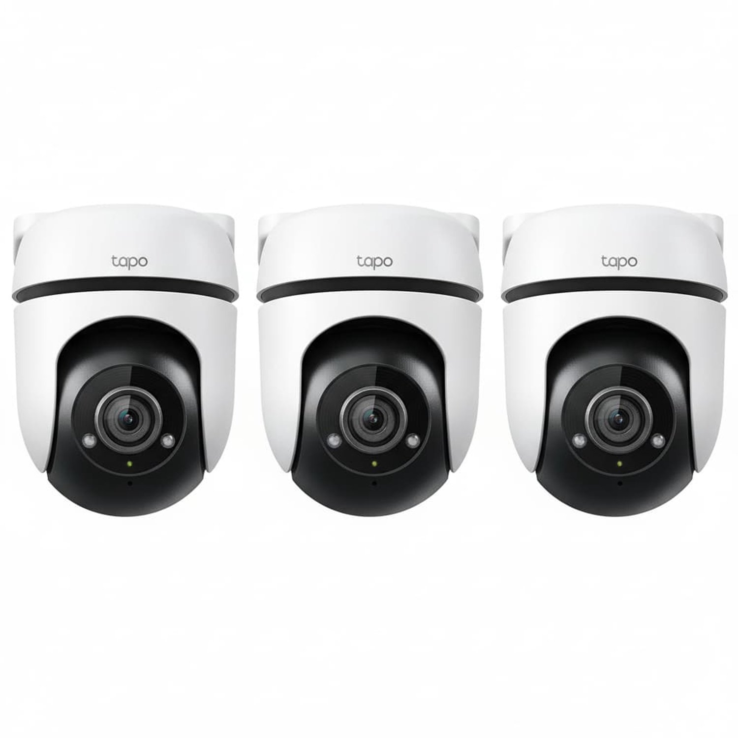 Tapo C500 Beveiligingscamera Buiten 3-pack - Bundelvoordeel - Full HD 1080P - 360° Draaibaar - 30m Nachtzicht - Kleur Nachtzicht - IP65 Weerbestendig - Automatisch Volgen - Persoonsdetectie - Dubbele Spotlights - 90 dB Sirene - Fysieke Privacymodus