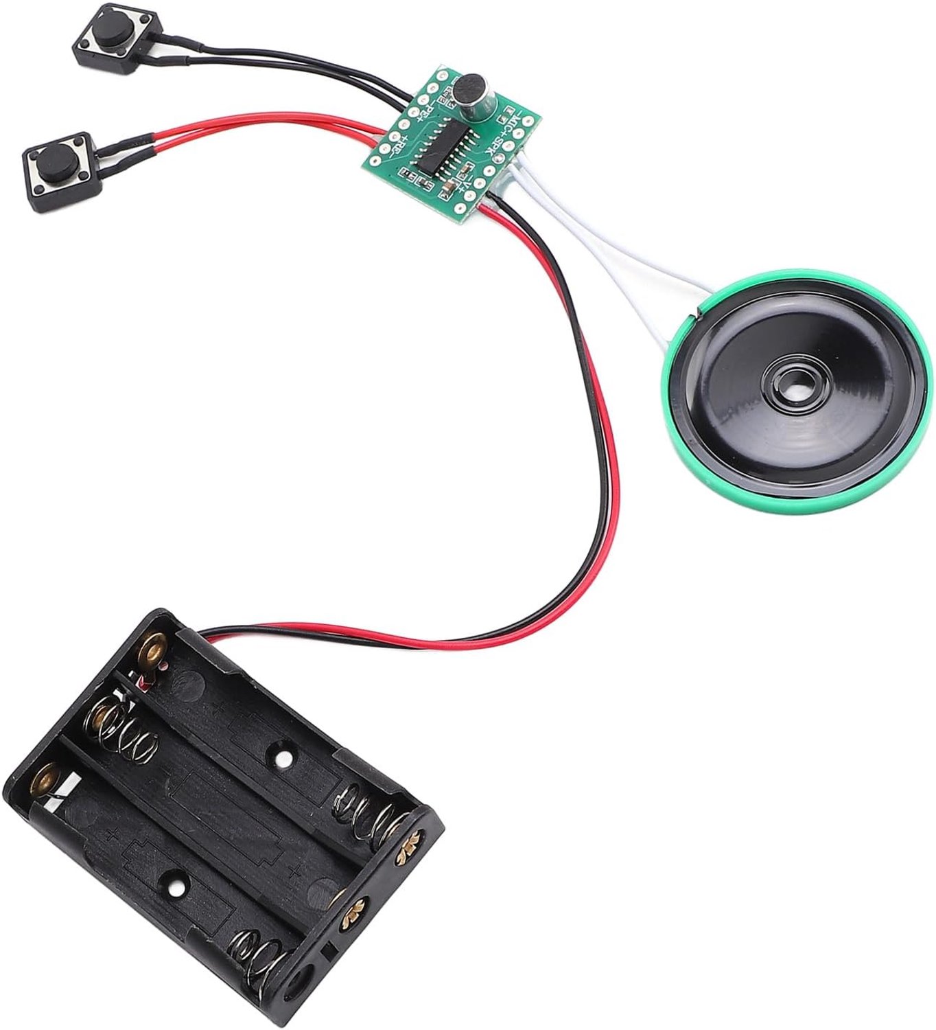 Audiomodule 30 seconden - registreerbare chipmodule - eenvoudig in gebruik - opname voor pluche dieren - m-winkel