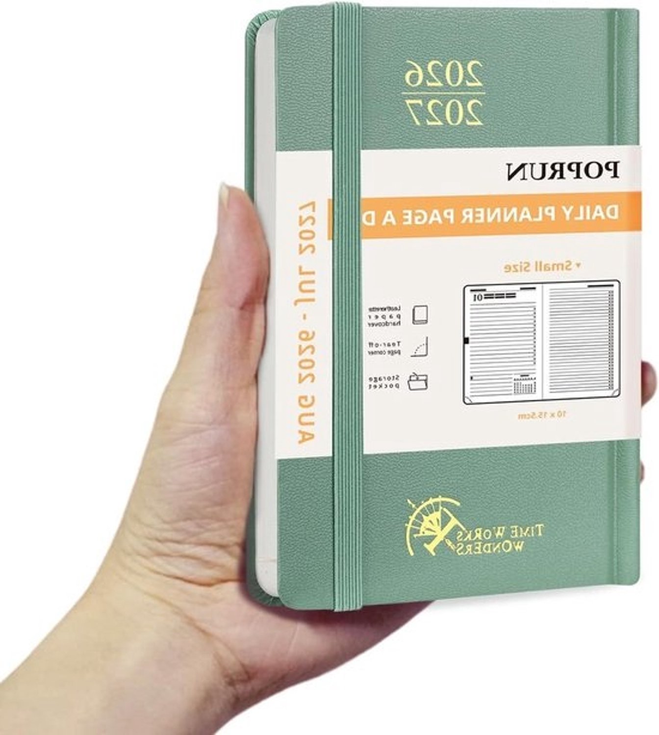 Agenda Pocket 2026 2027 - Dag- en schoolplanner - Afspraken organiseren - 1 pagina per dag - 16 x 105 cm