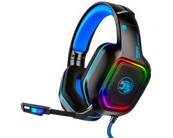 YURDA Gaming Headset met Microfoon - 7.1 Surround - RGB - PS4, PS5, Xbox, PC & Switch