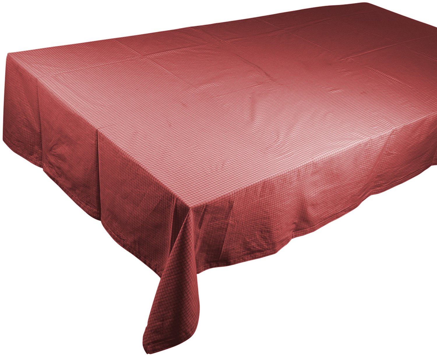 Linen & More Levy Ruit Tafelkleed Textiel rood 140x250cm