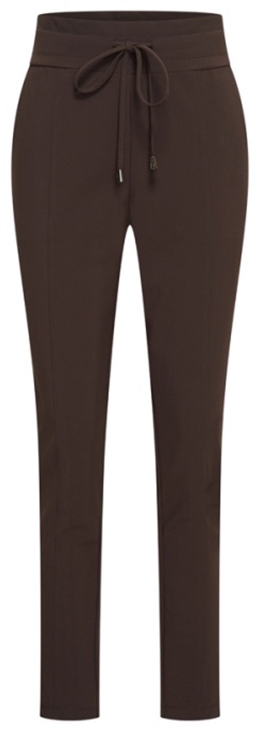 MI PIACE - Bonded Travel Broek Skinny 202632 Espresso - Maat : XS