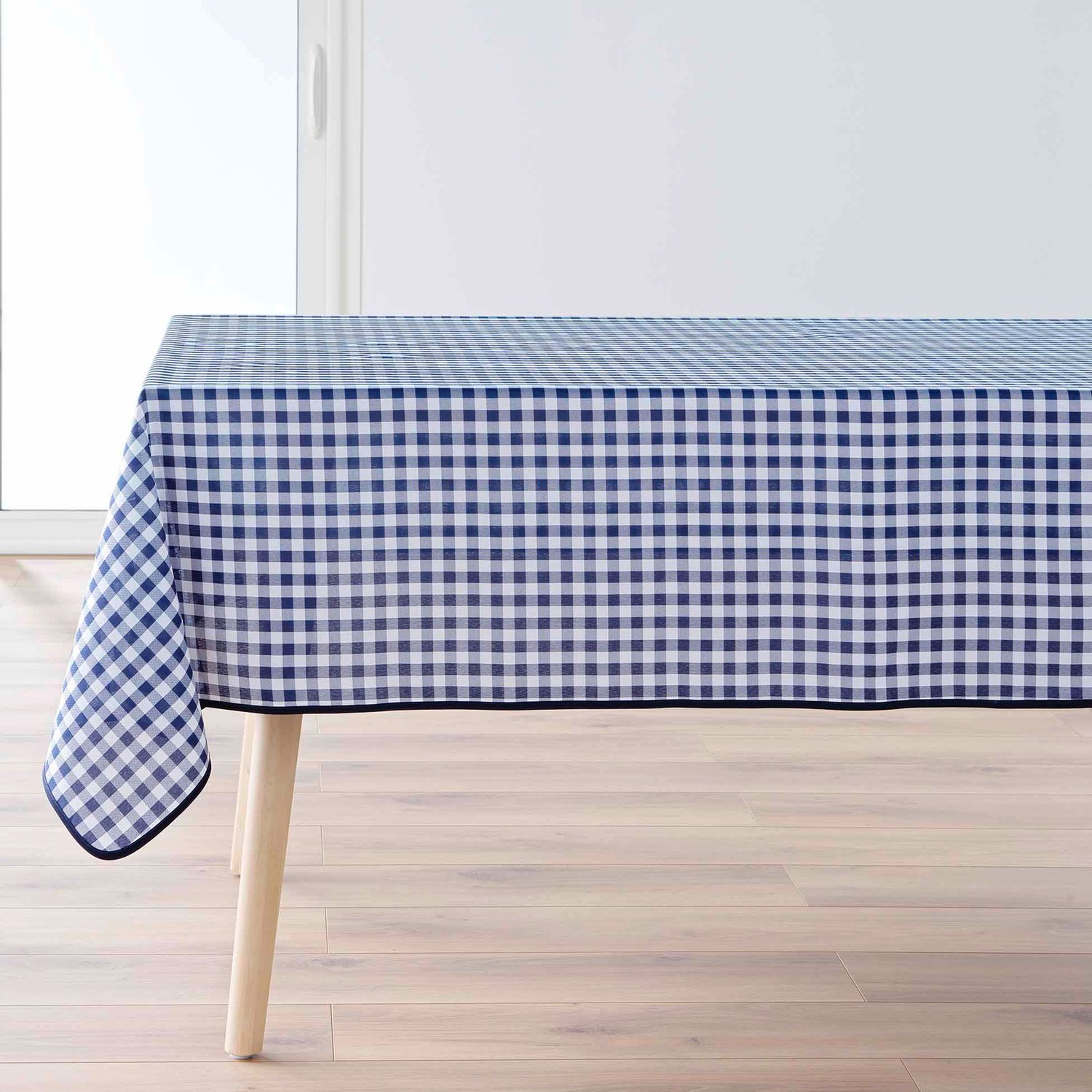 Douceur d'intérieur - Rechthoekig geruit tafelkleed VICHY, 150 x 200 cm
