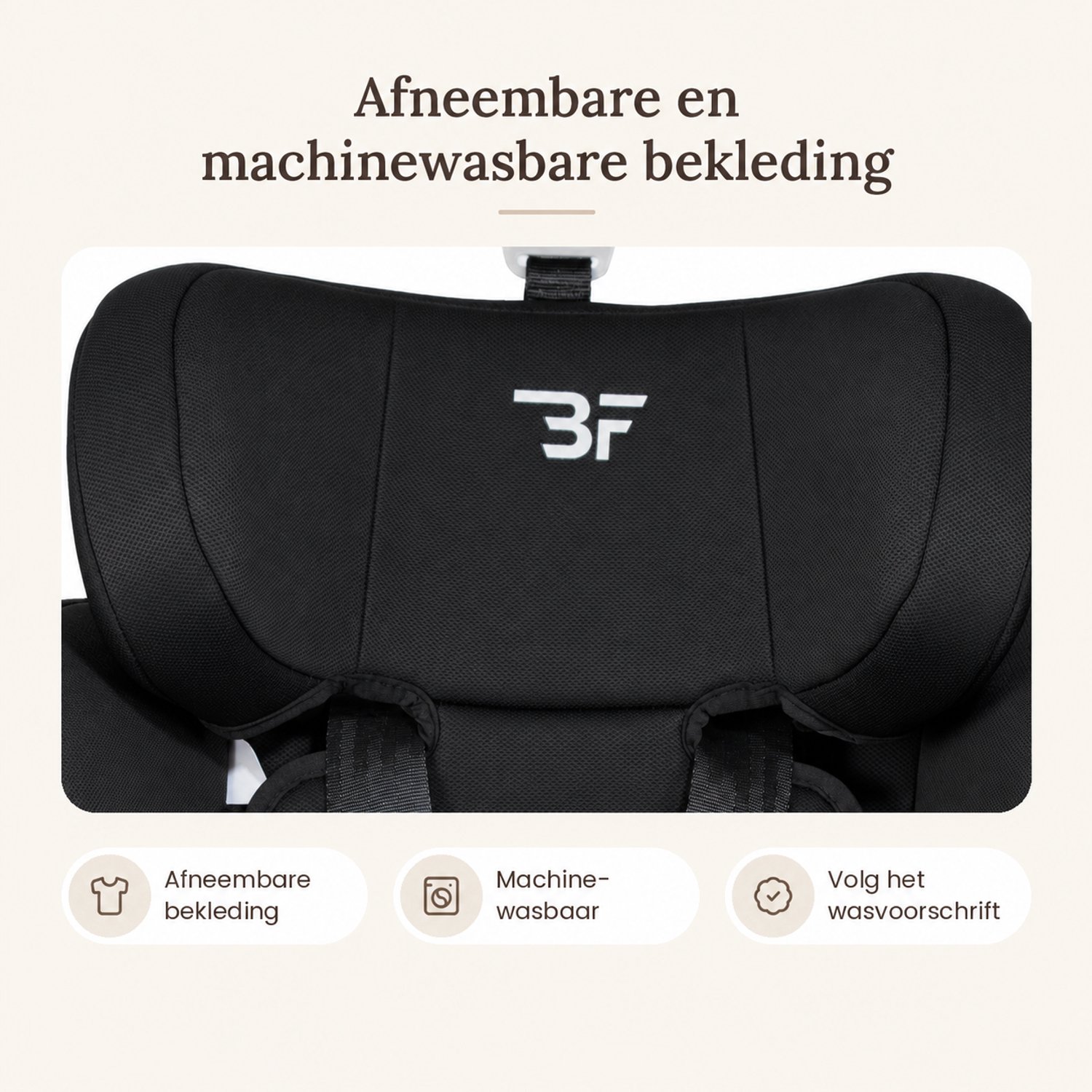 Bebies First Autostoel 360 Graden – i-Size Autostoel 40-150 cm – Draaibaar met ISOFIX en Top Tether – Zwart – foto 7