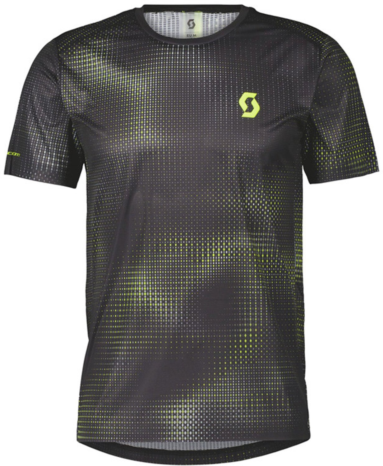 Scott Rc Run T-shirt Met Korte Mouwen Groen,Zwart L Man