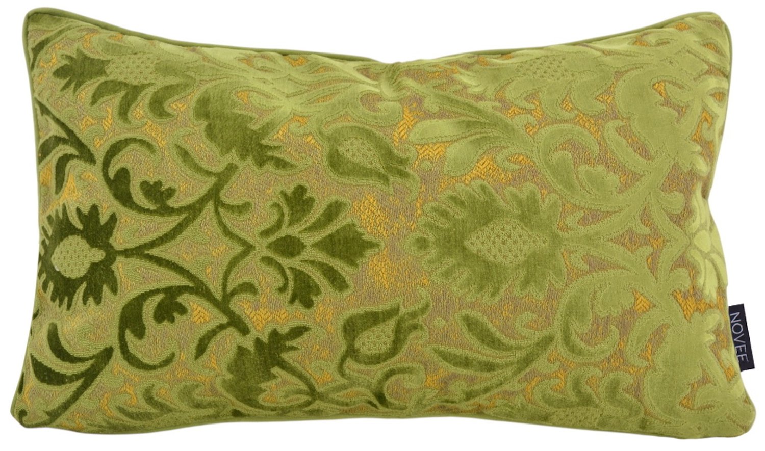 NOVÉE Heritage Olive Kussenhoes | 30x50 cm | Velvet/Polyester