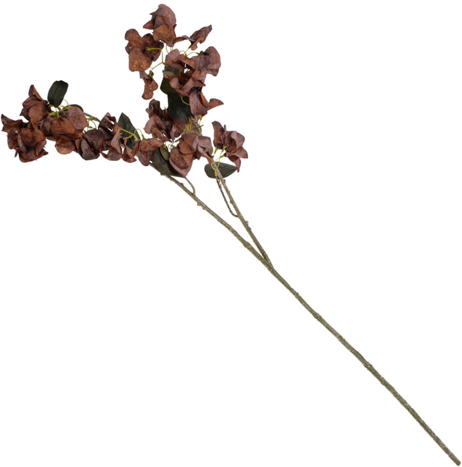 Kunstbloem Bougainvillea 110cm bruin