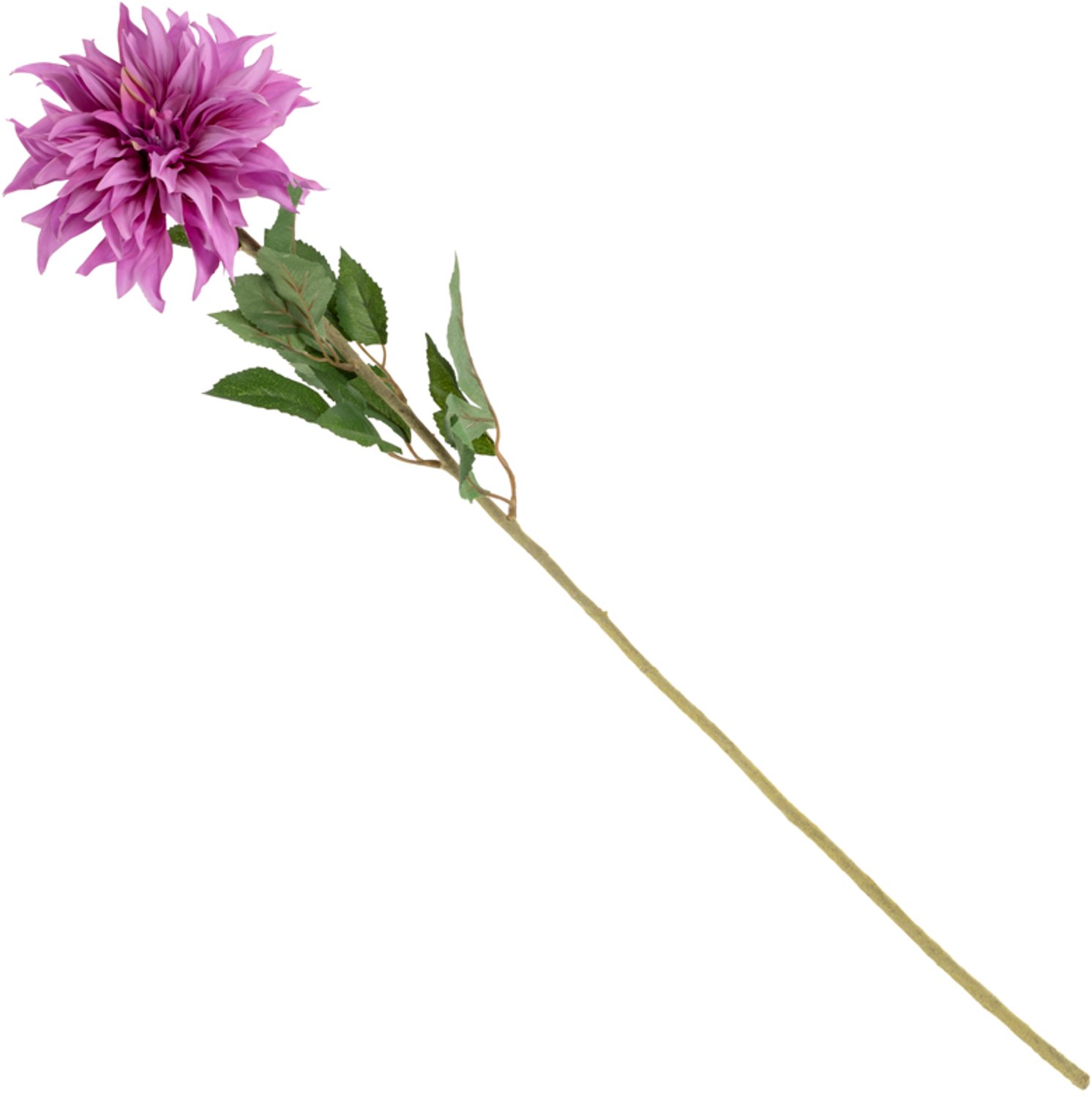 Kunstbloem chrysant 79cm lila