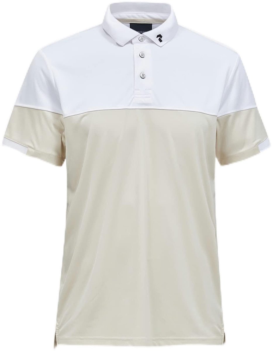 PEAK PERFORMANCE - M Player Block Polo - s - Sand Fog - White