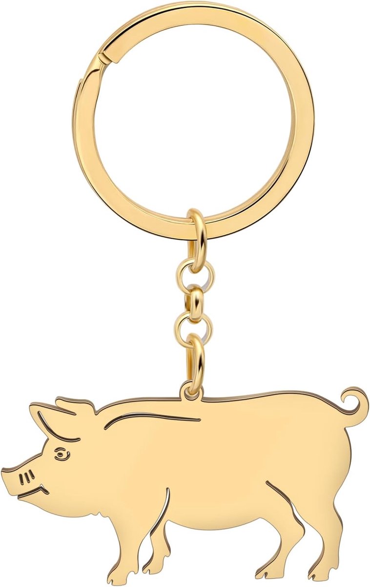 Leuke Varken Sleutelhangers Auto Sleutelhanger Boerderij Dieren Sieraden Charms Geschenken Voor Vrouwen Meisjes Accessoires