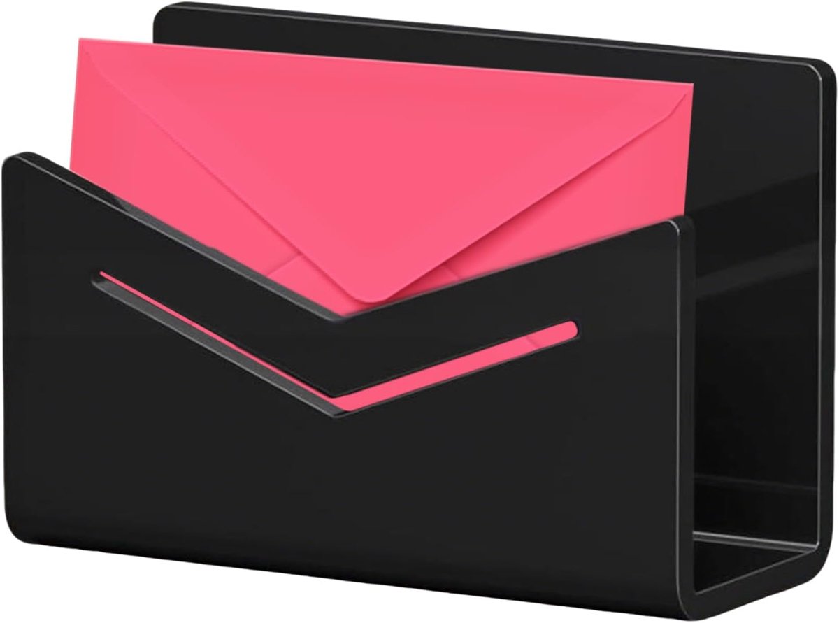 Envelophouder voor Bureau Office Acryl Envelop Brief Organizer