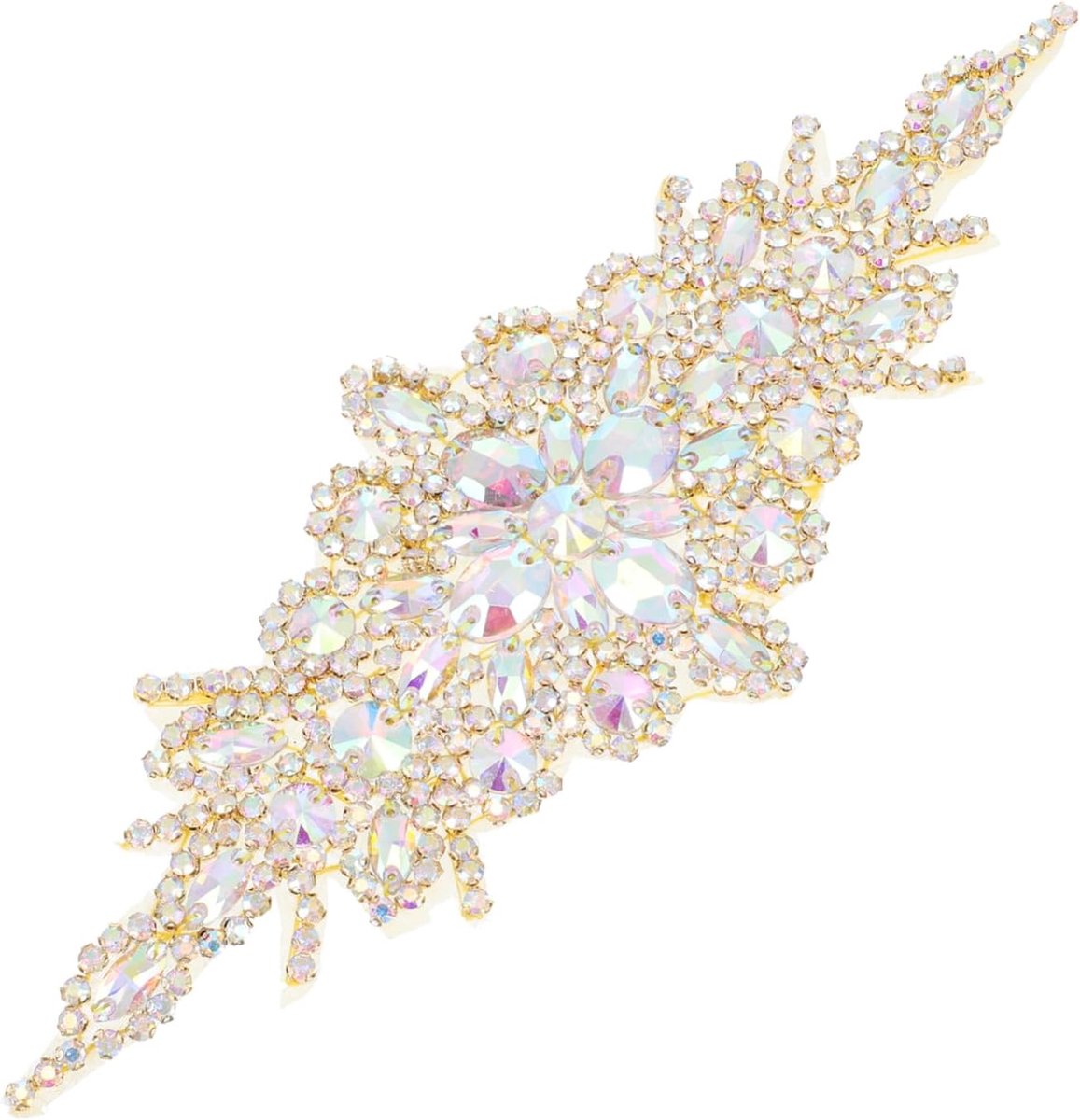 Bridal Rhinestone Belt Elegante Decoratieve Ceintuur Voor Bruidsmode Handgemaakte Strass Applicatie Voor Kleding Accessoire Voor Bruidskapsels Decoratie Van Tassen