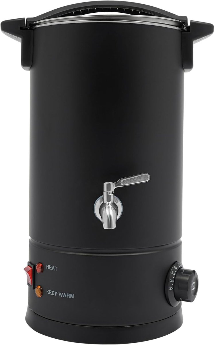Gegeweeret Gesmolten kaarswas, kaarswas, roestvrij staal voor het maken van kaarsen, kaarsenproductieset, sojawas, paraffinewas, 10 liter, zwart