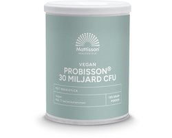 Mattisson - Pre en probisson 30 miljard CFU - Afkomstig uit Sunfiber (Guarboonvezel) - Voedingssupplement Darmflora - Vegan - 125 Gram