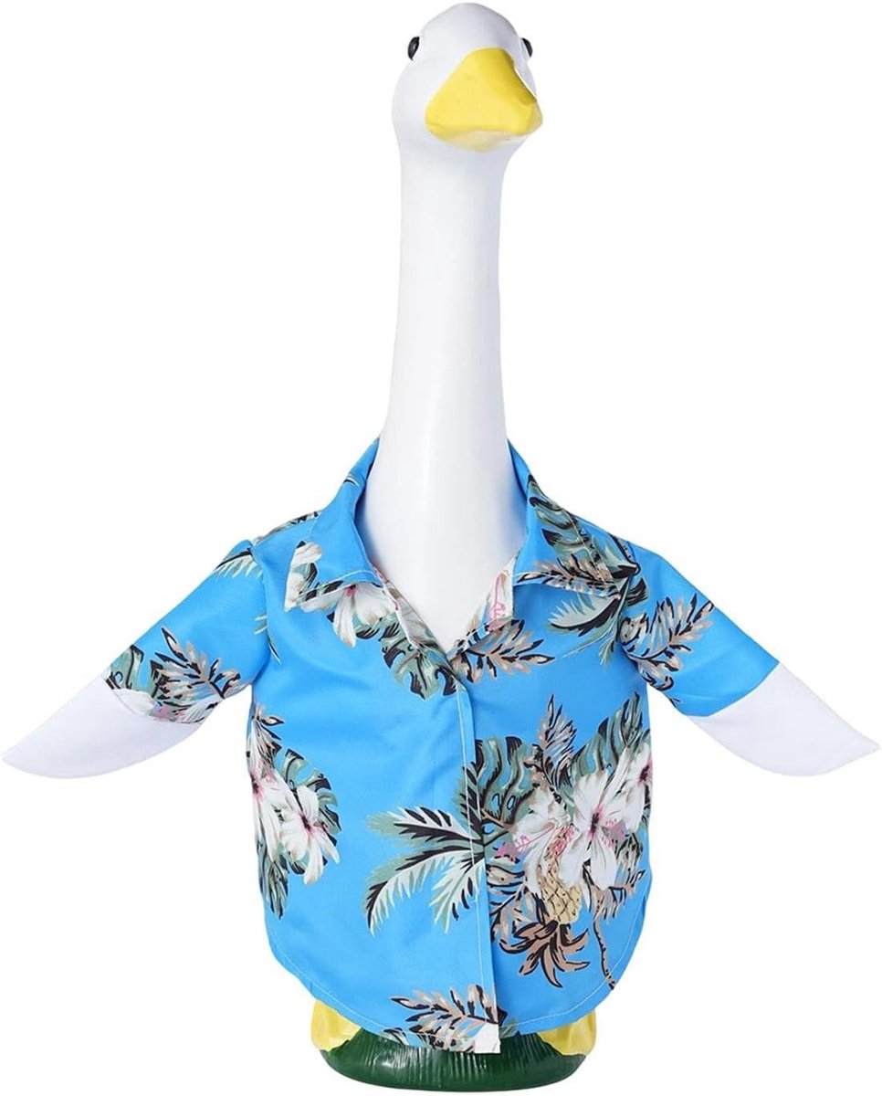Kleding en outfits voor tuingansen Zomers hawaïaans kostuum voor