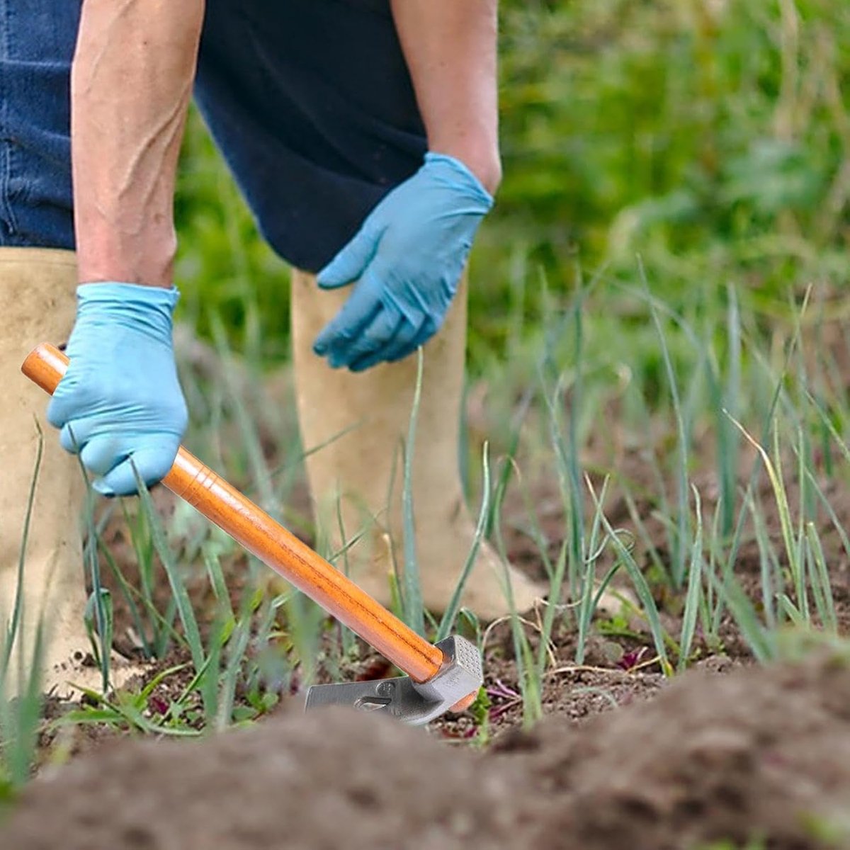 Tuinhak voor onkruid, grondwerkgereedschap