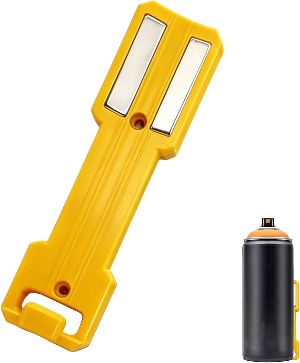 Blikhouder - flessenorganizer - wandmontage spuitbusrek - voor garage gereedschapskoffer werkplaats werkplaats kelder magazijn buiten