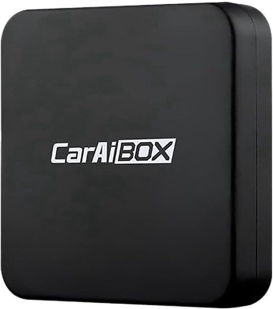 Auto AI Box - Draadloze adapter - Voor betere navigatie - Plug and Play - 12.5 x 10.5 cm - Zwart