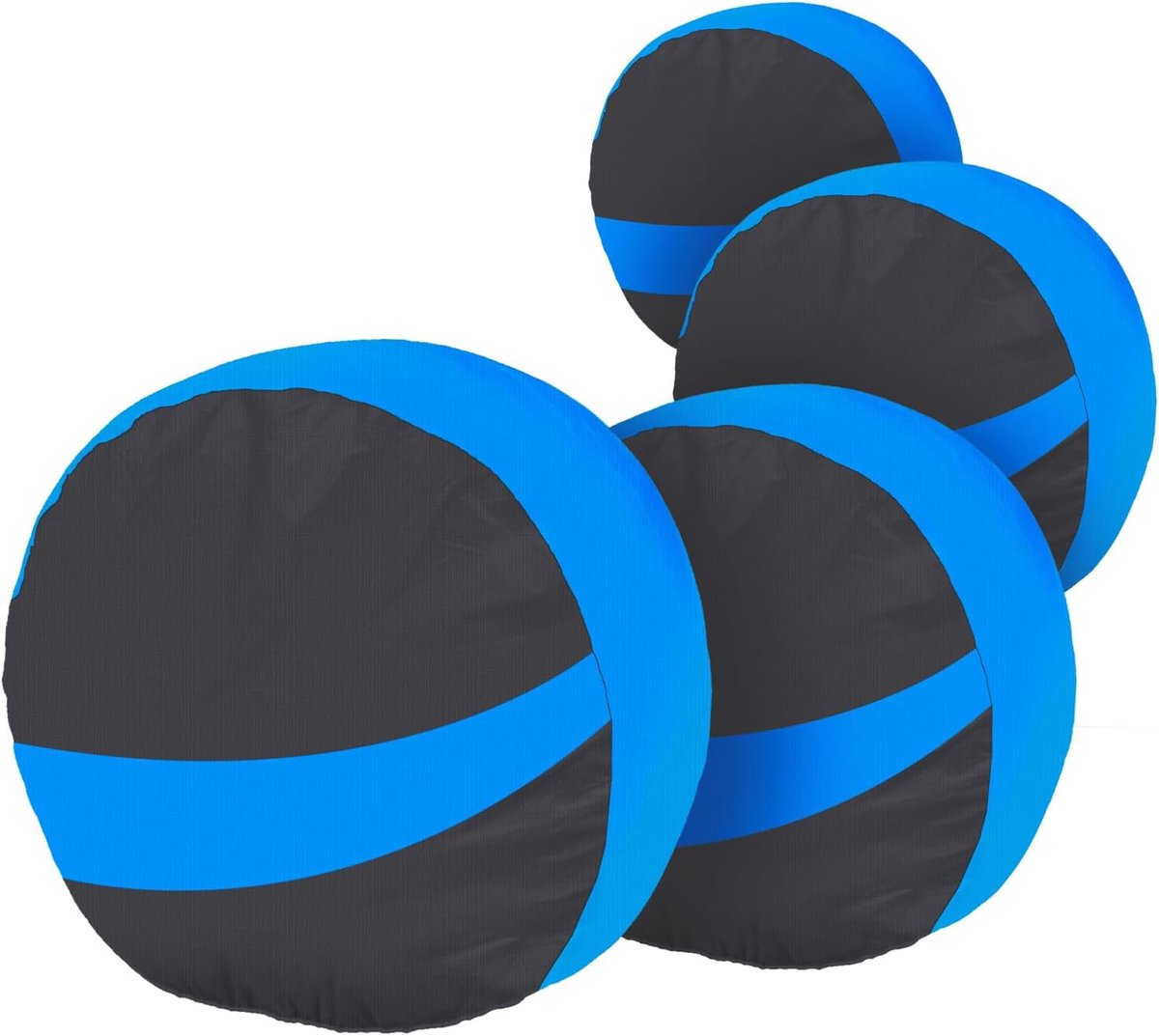 4-pack, robuuste bandenwielbeschermer voor jeep, camper, SUV, reisaanhanger, camper, vrachtwagen, universele outdoor waterdichte anti-UV sneeuw zon regen bandenhoezen set past op
