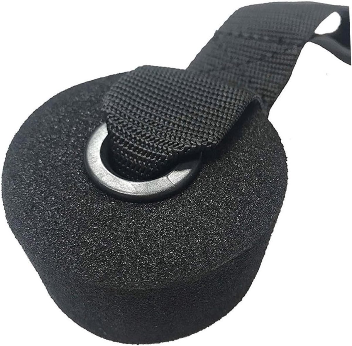 4 Stuks Delige Fitness Deuranker Zwart Trainingsband met Dikke Kussen Slijtvast Elastisch Bandje voor Thuisworkout Stabiele Weerstandstrap voor Vrouwen