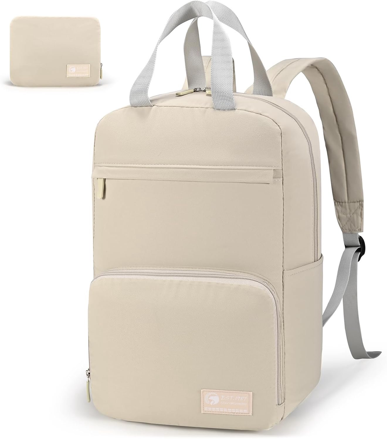 SPAHER Foldable Travel Backpack 40x20x25cm Cabin Luggage Ryanair Lightweight Daypack 20L Small Waterproof Cabin Bag Under the Chair School Backpack Ai