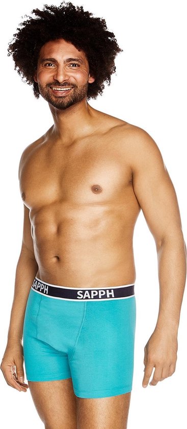 Sapph Jessy 2 pack Cotton Heren Onderbroek - PrintGeo/Mint - Maat M |  bol.com