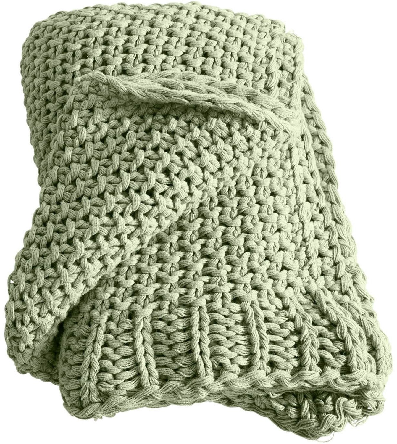 Loberon Plaid Plixoren lichtgroen